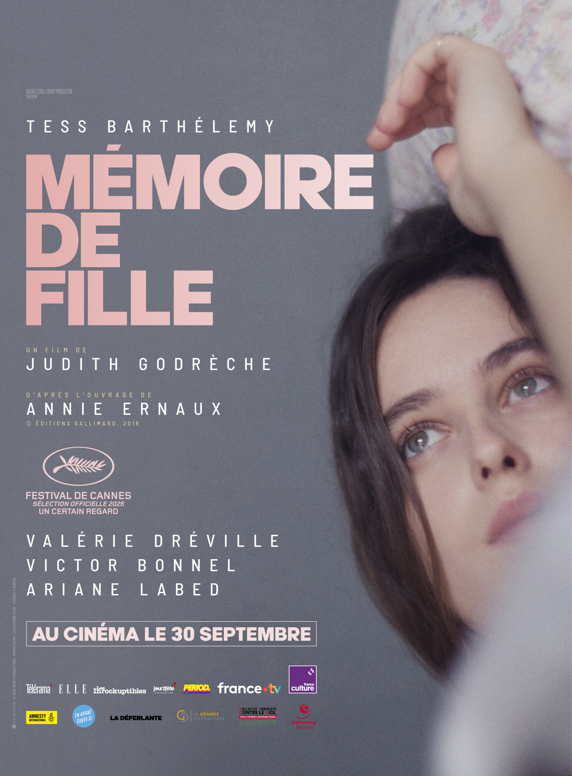 LUNDI 23 NOVEMBRE 20H30 – MARDI 24 NOVEMBRE 20h30 – MERCREDI 25 NOVEMBRE  17h00 – DIMANCHE 29 NOVEMBRE – 15h00  // MÉMOIRE DE FILLE